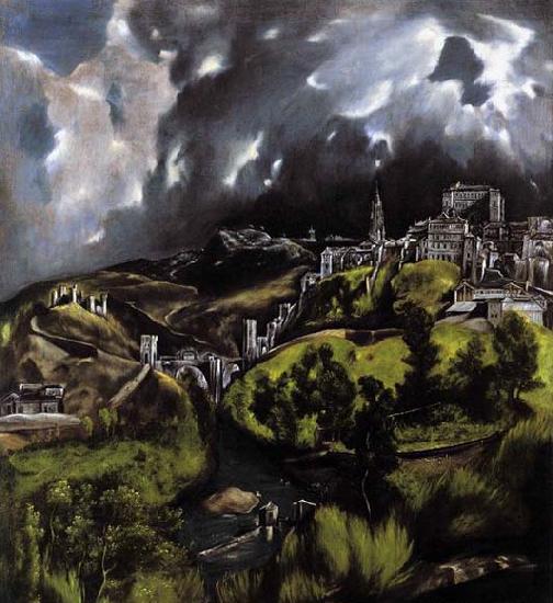 GRECO, El A View of Toledo China oil painting art